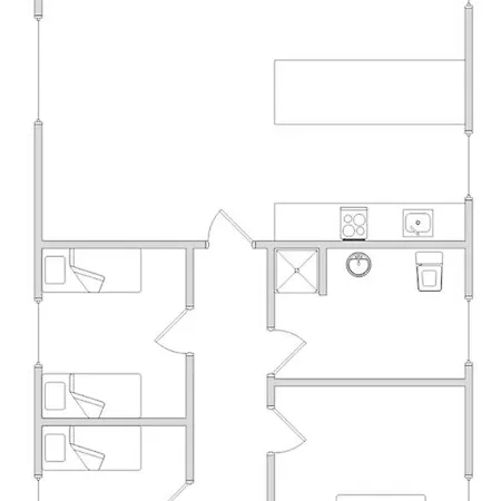 Holiday home 3 Bedroom Cozy Home In Hvide Sande